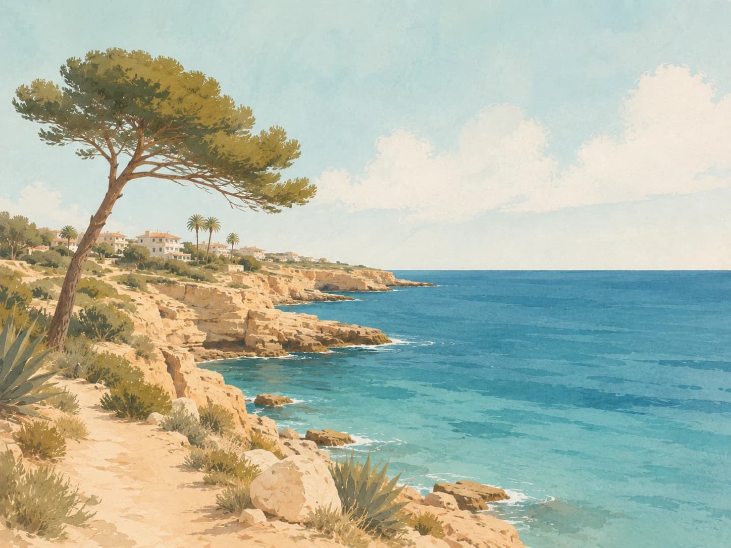 Cabo Cervera – badested ved kysten av Torrevieja