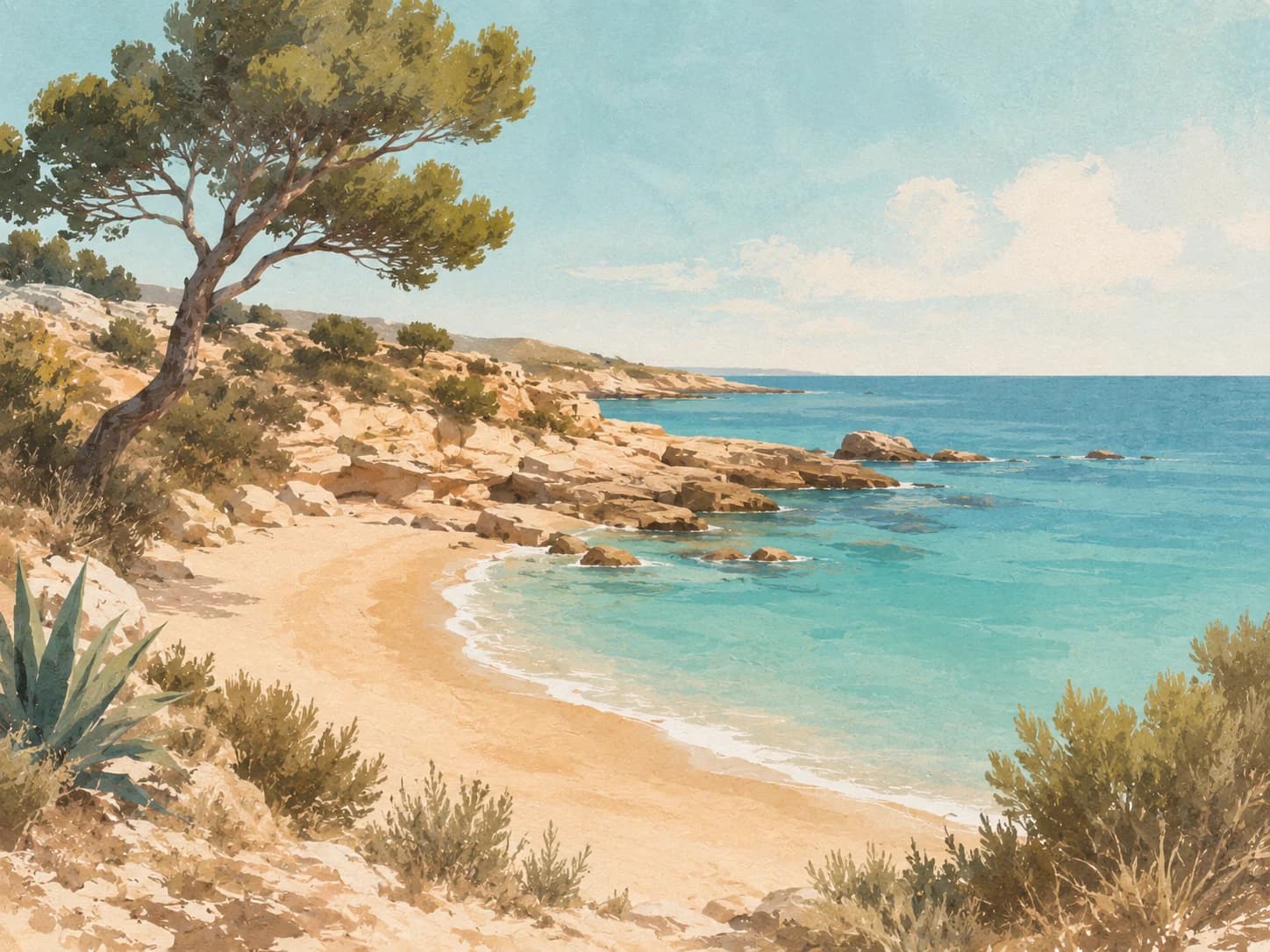 Cala del Rocío – badested ved kysten av Torrevieja
