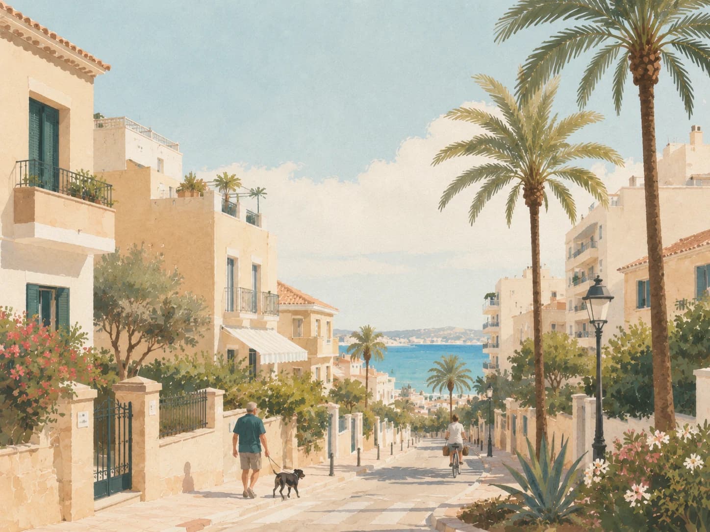 Kust en stedelijk gebied van Torrevieja aan de Costa Blanca