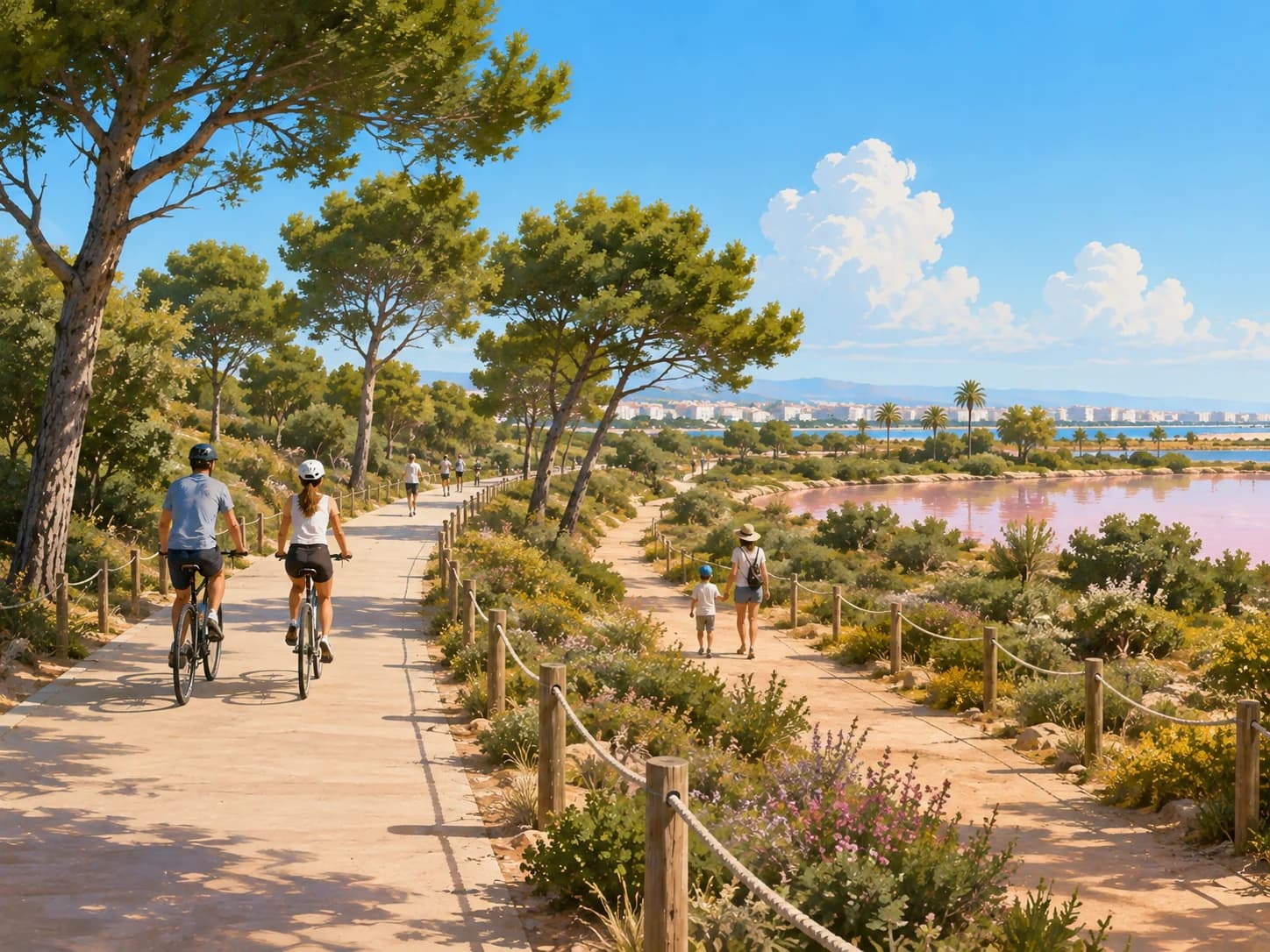 Vía Verde Torrevieja: mehr als sieben Kilometer auf der alten Bahntrasse.